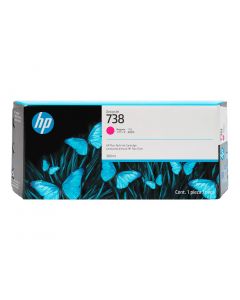 Cartucho de Tinta HP 738 Magenta PLUK 300ml - 676M7A