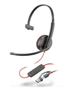 Headset Poly Blackwire C3210 - 8X214AA