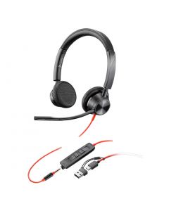 Headset Poly Blackwire 3325-M Stereo USB-C/A - 8X222AA