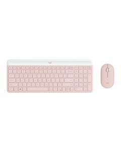 Kit Teclado e Mouse Logitech MK470 Rosa US - 920-011313-C