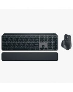 Kit Teclado e Mouse Logitech MX Keys S com Apoio para as Mãos sem fio Grafite - 920-011605