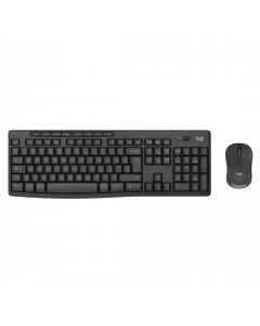 Kit Teclado e Mouse Logitech MK370 For Business sem Fio Grafite - 920-012064