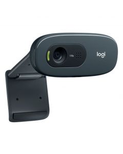 Webcam Logitech C270 HD 720p 30fps Cinza - 960-000694