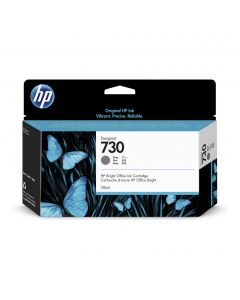 Cartucho de Tinta HP 730 Cinza PLUK 130 ml P2V66A