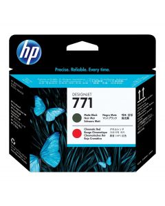 Cabeça de Impressão HP 771A Preto Fosco/Vermelho PLUK CE017A
