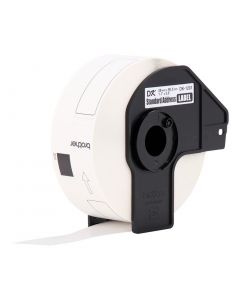 Etiquetas de Papel Brother 400 etiquetas Preto sobre Branco - DK1201