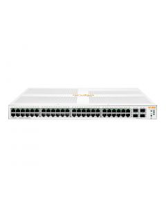 Switch HPE Aruba Instant On 1930 48 portas RJ-45 10/100/1000 Class 4 PoE 4 portas SFP+ 1/10GbE - JL686B