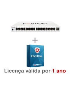 KIT PROMOCIONAL FS-148F-POE + LICENÇA FORTICARE 12 MESES